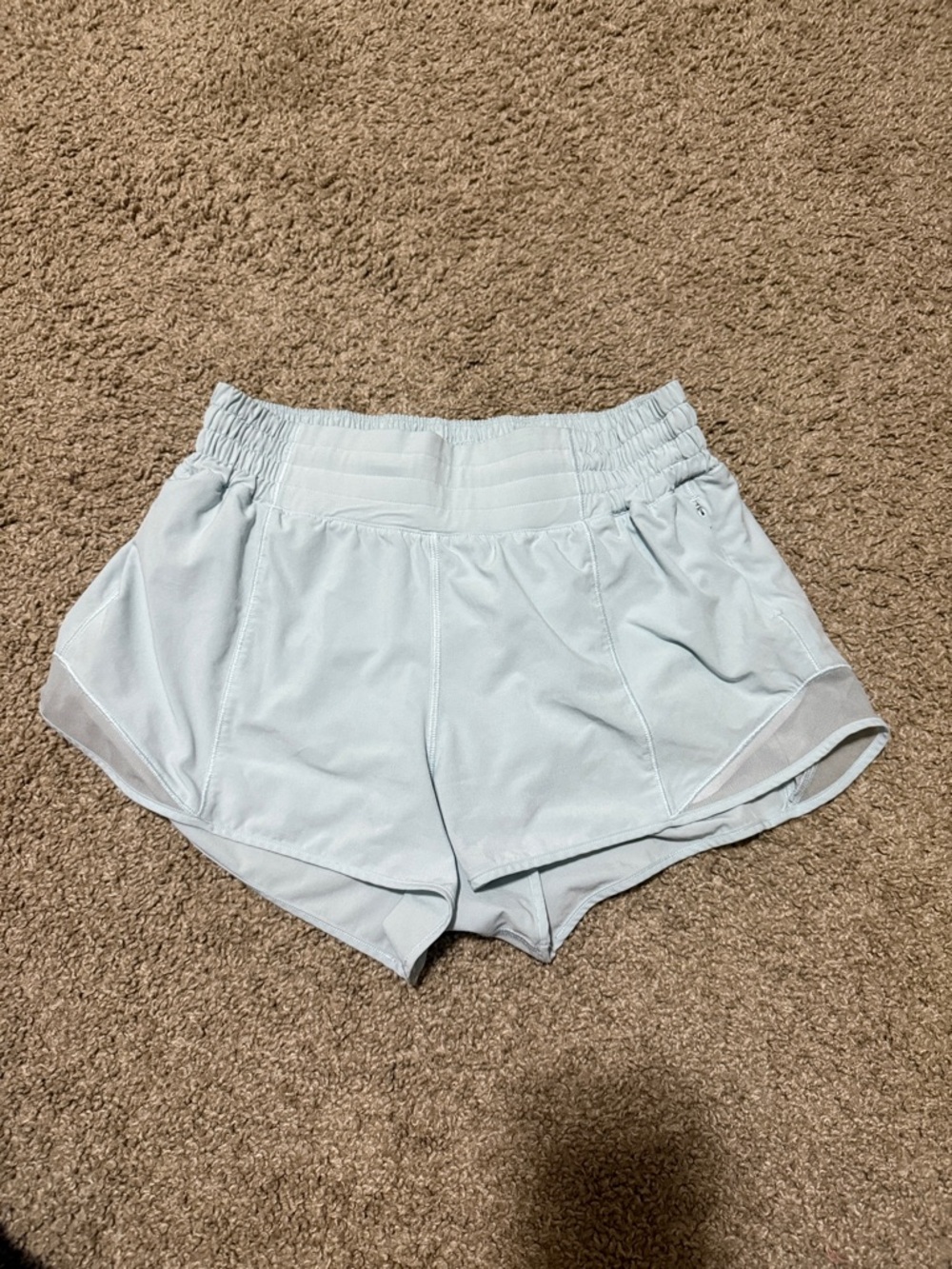 Light Blue Women’s Lululemon Hotty Hot Shorts